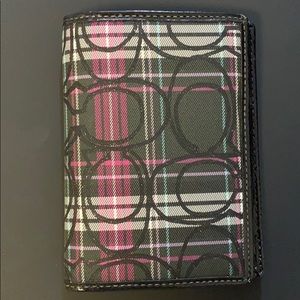 Coach passport holder